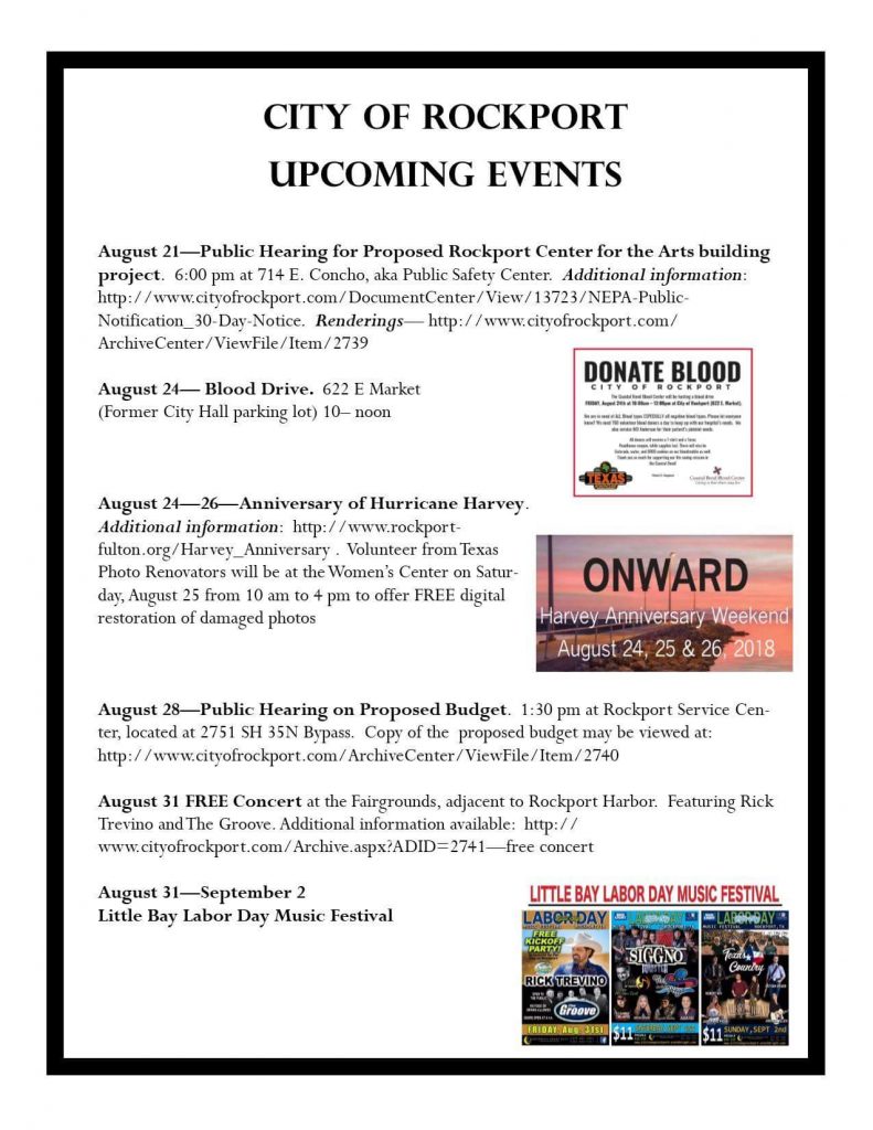 Rockport Events Aransas County Happenings