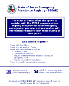 State of Texas Emergency Assistance Registry (STEAR) – Aransas County ...